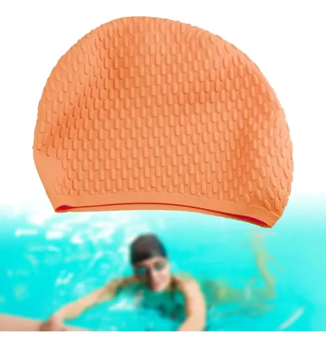 Gorro De Natación De Silicona Para Hombre Y Mujer. Mantiene