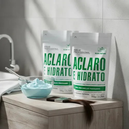 Kit Issue Polvo Decolorante Blanc Nature 700grs X 2uni