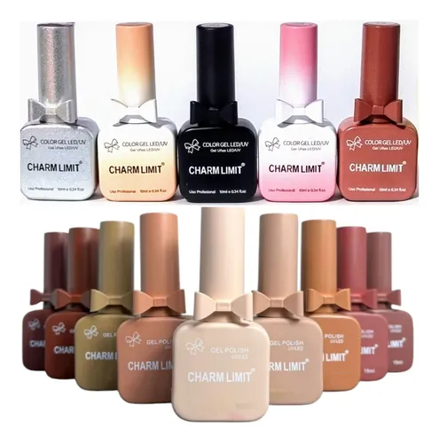 Esmaltes Charm Limit Semipermanente Color 10ml X 6
