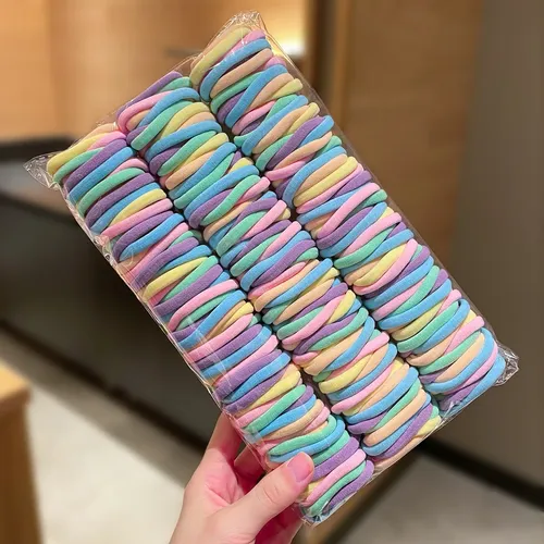 500 Pinzas De Pelo Elásticas Coloridas Accesorios Diarios 500pcs