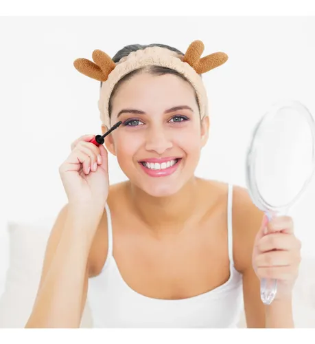 2 Diademas Elásticas Para El Pelo, Bañera, Ducha Y Maquillaj 20.00×16.00×5.00cm