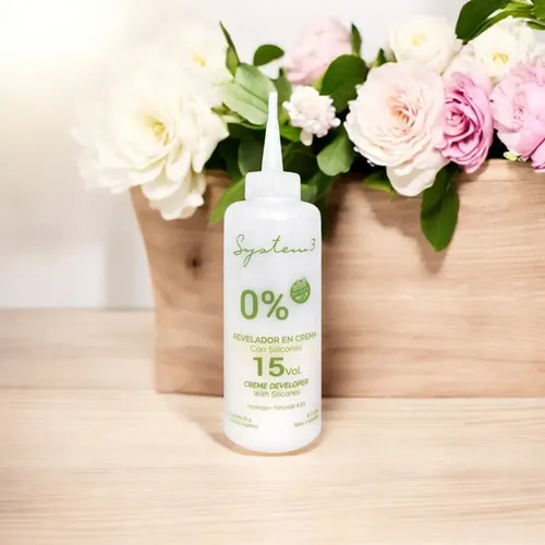 Decolorante System 3 Oxidante En Crema Con Siliconas Tono 15 vol. para cabello x 90g