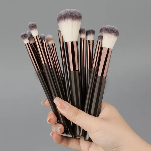 Set De Brochas De Maquillaje Para Rubor En Polvo