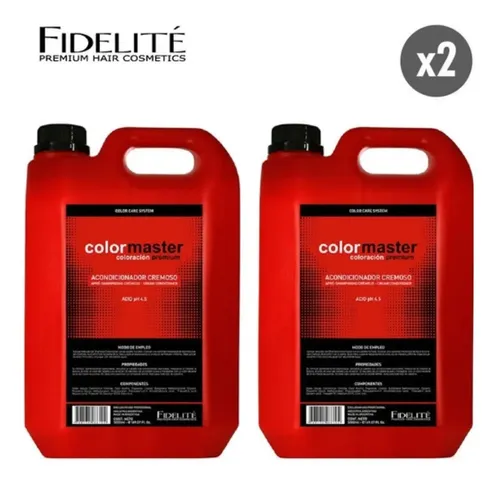 2 Acondicionador Cremoso Acido Ph 4,5 5000ml. Fidelité