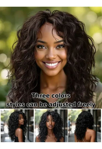 Moda Femenina Con Ondas De Agua, Pelo Largo Y Wavesbo