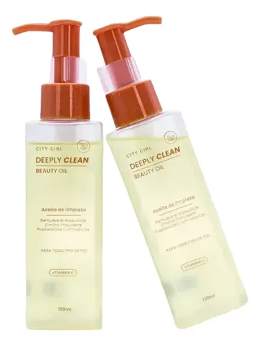 Aceite Limpiador Facial Remov Maquillaje City Girl Todo Tipo