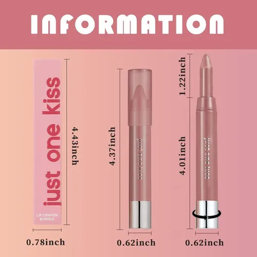 Lápiz Labial Delineador Retráctil Warm Nude Mekuel 01#