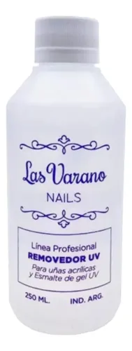 Removedor Para Uñas Semipermanentes Las Varano 250ml