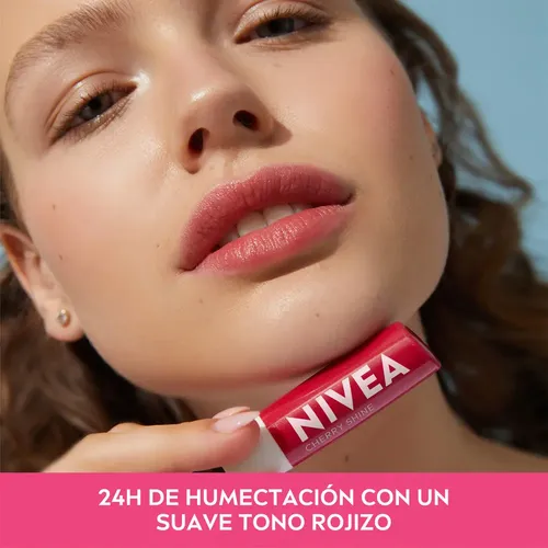 Nivea Protector Labial Hidratante Fruity Shine Cereza 4,8gr