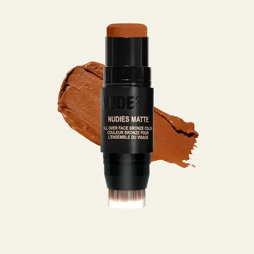 Nudestix Nudies Bloom All Over Face Dewy Color Blush Tono Del Maquillaje Terracota Tan Bronzer