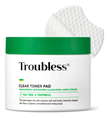 Almohadilla De Tóner Trouless Clear Face 60 Pastillas Tea Tr