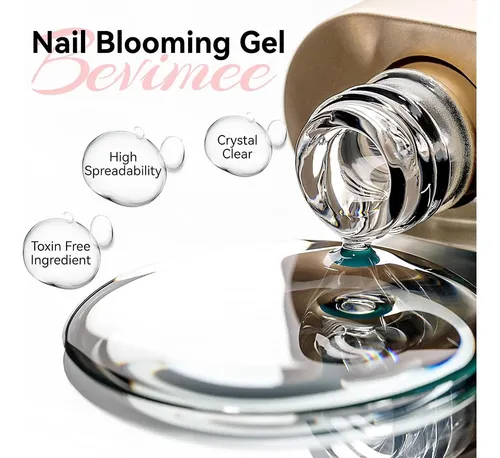 Gel De Floración Transparente Bevimee 12 Ml Para Uñas