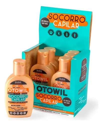 Otowil Socorro Capilar Sin Enjuague Caja X 6un Frasco 60gr