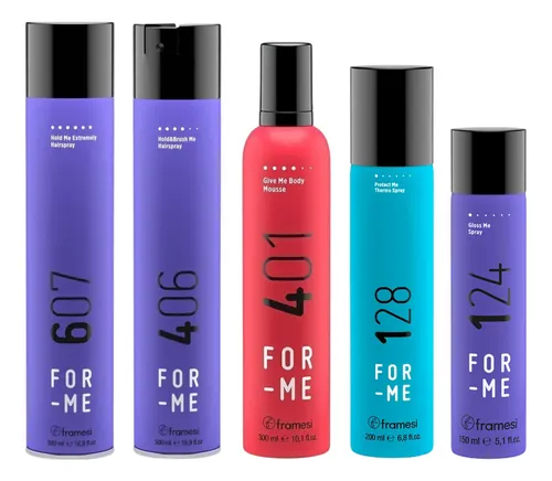 Kit Peluqueria Peinados Profesional Salon X5 For Me Framesi