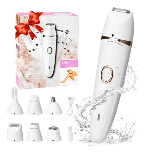 Depiladora Facial Eléctrica Recargable Blanca Para Mujeres