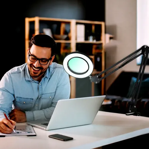 Lámpara De Mesa Led Con Brazo Flexible Para Estudio