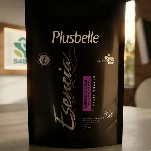 Acondicionador Plusbelle Largo Saludable 300ml S4bo Pack X2