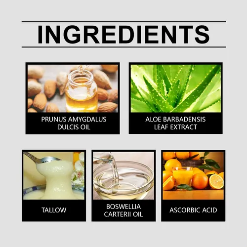 Crema Antiarrugas Con Grasa De Res, Reduce Las Manchas, Limp