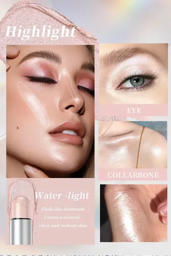 Paleta De Maquillaje Multifuncional Iluminador, Rubor Y Cont