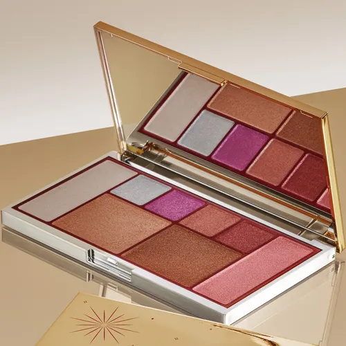 Paleta de sombras de ojos multifuncional de 8 colores Natura Una Celebrate