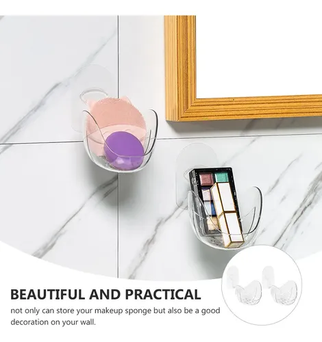 Soporte Portátil Para Esponjas De Maquillaje, 6 Unidades