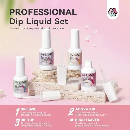 Kit Profesional De Uñas En Polvo Saviland 89 Pcs Summer