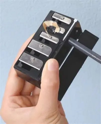Sacapuntas Cosmético Para Maquillaje, De Mano, Compacto