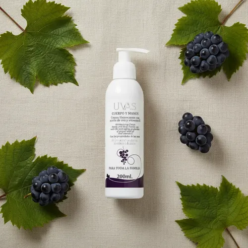 Crema De Cuerpo Y Manos 200ml Uvas X 3