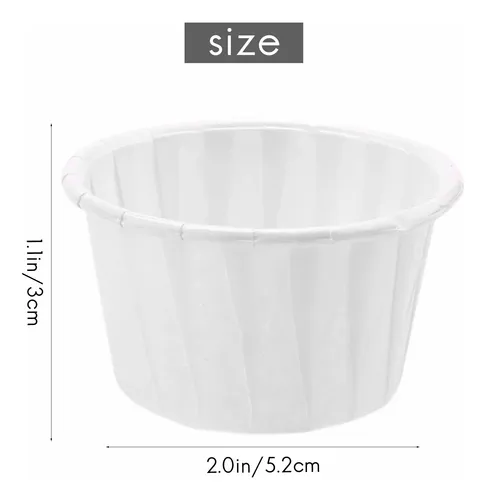Vaso De Papel Para Depilación Facial Y Nariz, 100 Unidades