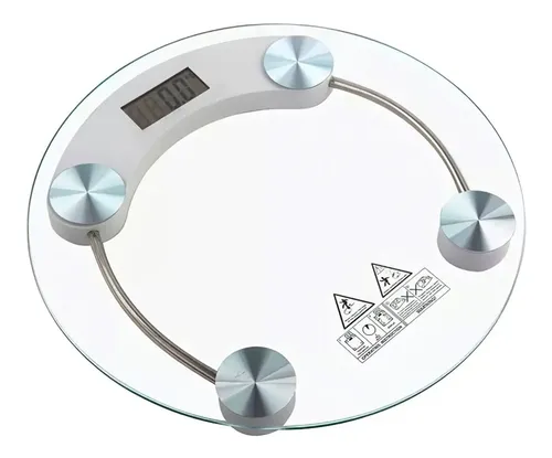 Balanza Personal De Baño De Vidrio, Lcd Digital Hasta 180 Kg
