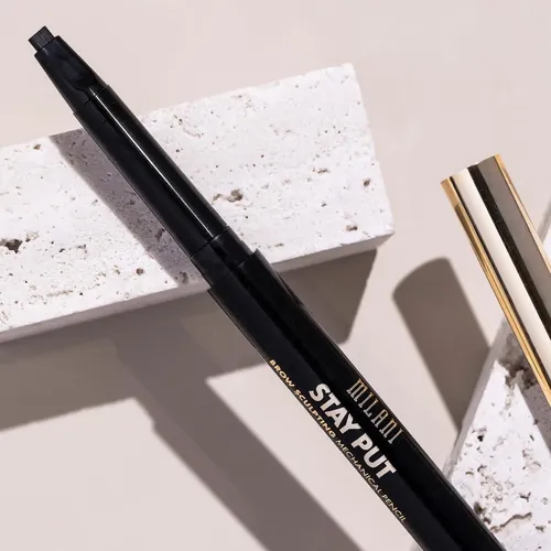 Lápiz Para Cejas Milani Stay Put Castaño Oscuro