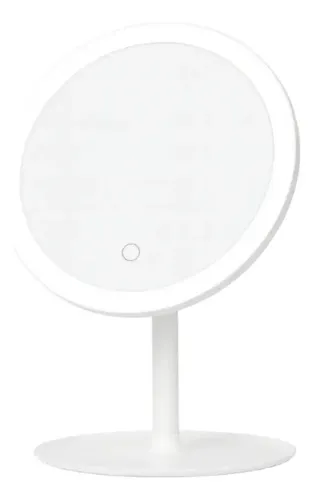 Espejo De Maquillaje Aitech Luces Led C/ Base 3 Tonos Blanco