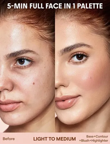 Paleta Multifuncional Maquillaje En Crema Sheglam Vainilla