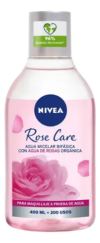 Agua Micelar Rose Care Bifásica 400 Ml Nivea