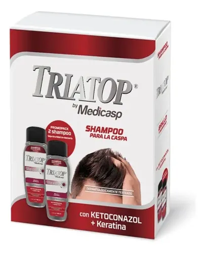 Triatop Shampoo Reparación Con Ketoconazol Y Keratina 400ml