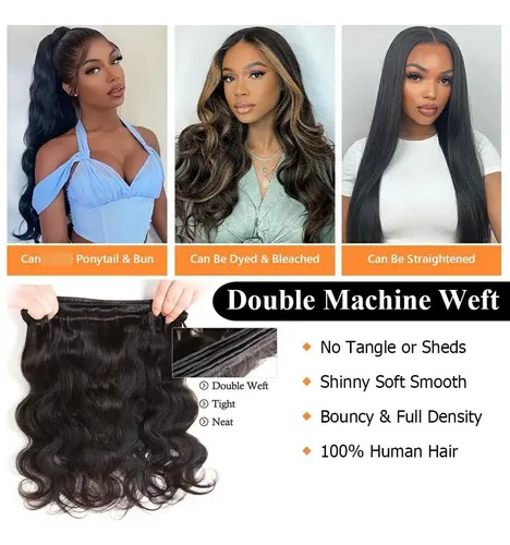 Extensiones De Cabello Humano Virgen Brasileño Qthair 12a On