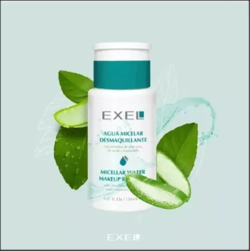 Agua Micelar Desmaquillante Aloe Vera Y Te Verde Exel 150 Ml