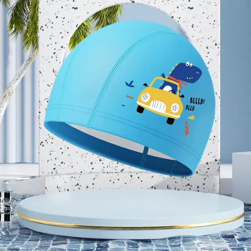 Gorra De Baño Elástica Impermeable For Niños