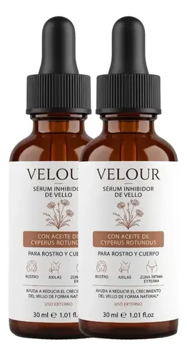 Serum Reductor De Vello Velour Piel Suave Sin Dolor 30ml