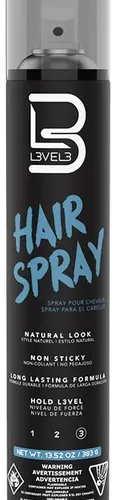 Level 3 Hair Spray Natural Look Fijacion Fuerte Pelo