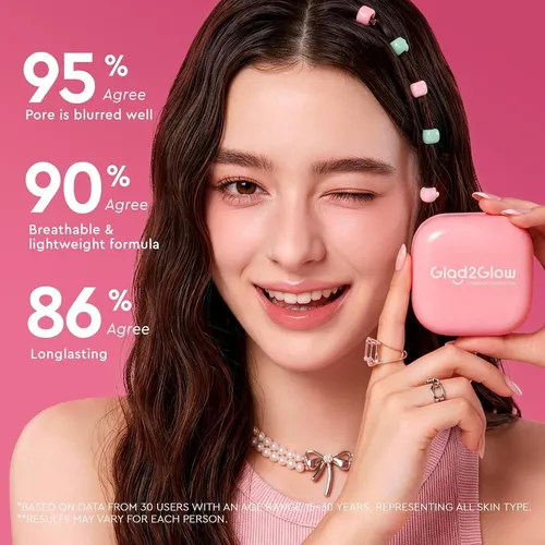 Base De Maquillaje En Polvo De Cobertura Total Glad2glow 00