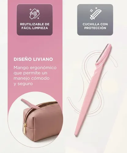 Depiladoras Faciales Care By Gadnic Set 12 Cuchillas Cejas
