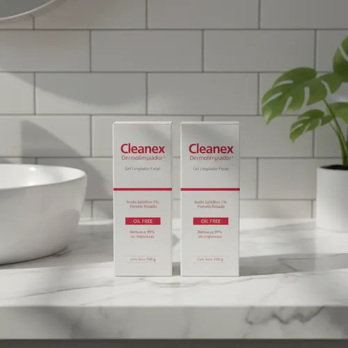 Combo X2 Cleanex Dermolimpiador Gel Facial X150gr