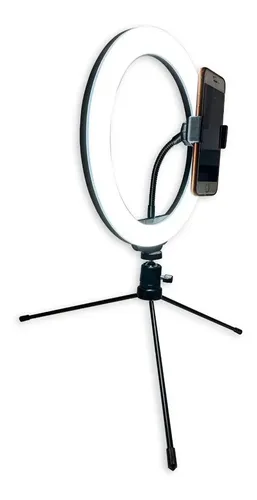 Aro de Luz LED Jessamy E160 26cm para Fotografía y Videos Luz Cálida