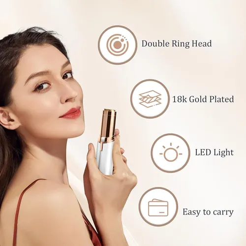 Depiladora Eléctrica Recargable Mujer Facial Painless