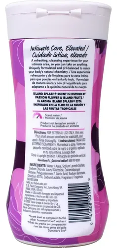 Jabón Femenino Frescura Island Splash 265ml Summer’s Eve