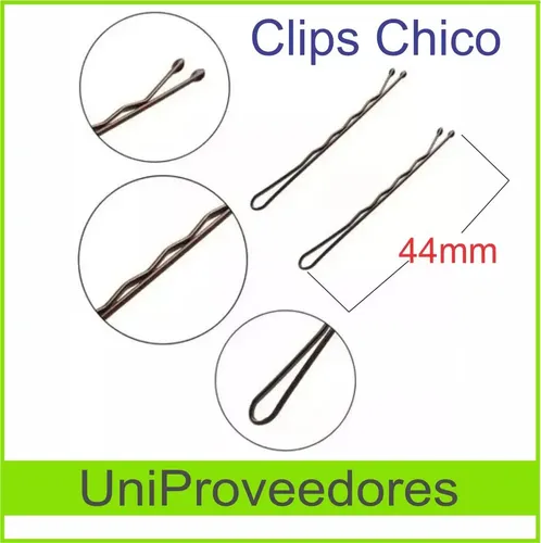 Horquillas Invisibles Negras Uniproveedores Metal Pack 60 Abanico Chico