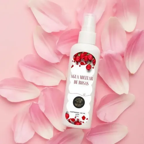 Agua Micelar De Rosas Al 100% Natural Envase 100 Ml