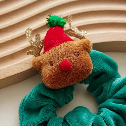 Diademas Elásticas De Felpa Para El Cabello Navideño Y Cruji