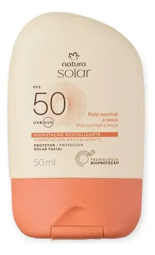 Protector Solar Facial Natura 50 Fps Piel Normal
